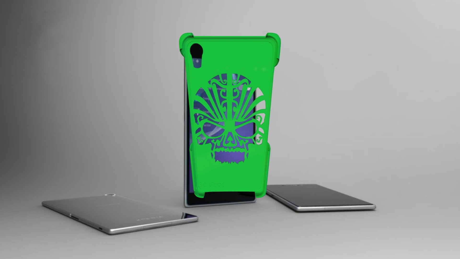 DeadMask 3D Print Sony Z2 Case