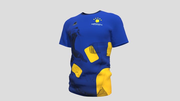 Camiseta Masculina - Led Marketing 3D Model