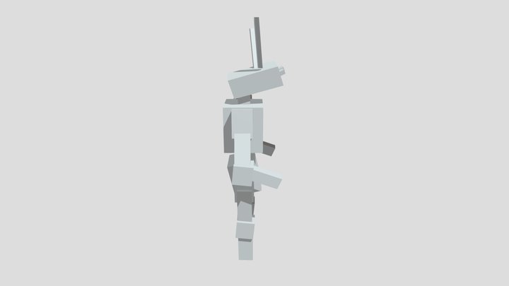 Tv Robot 3D Model