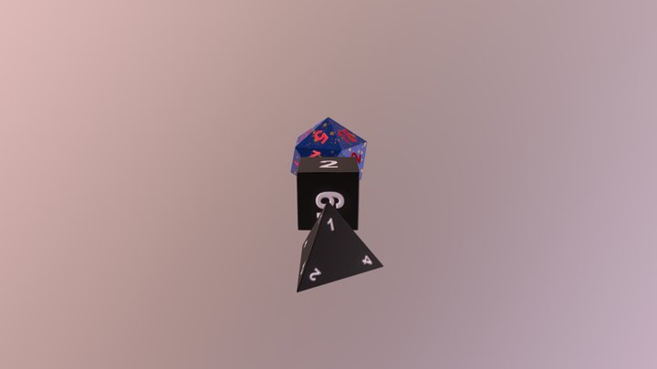 DnD Dices 2 3D Model