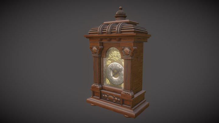 VictorianClockWIP 3D Model