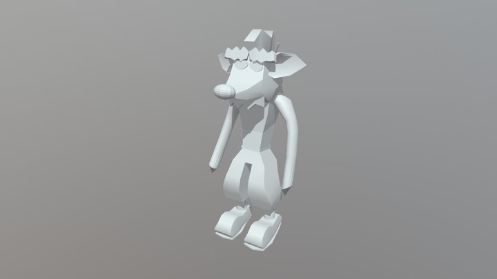 Fake Crash model 3D Model