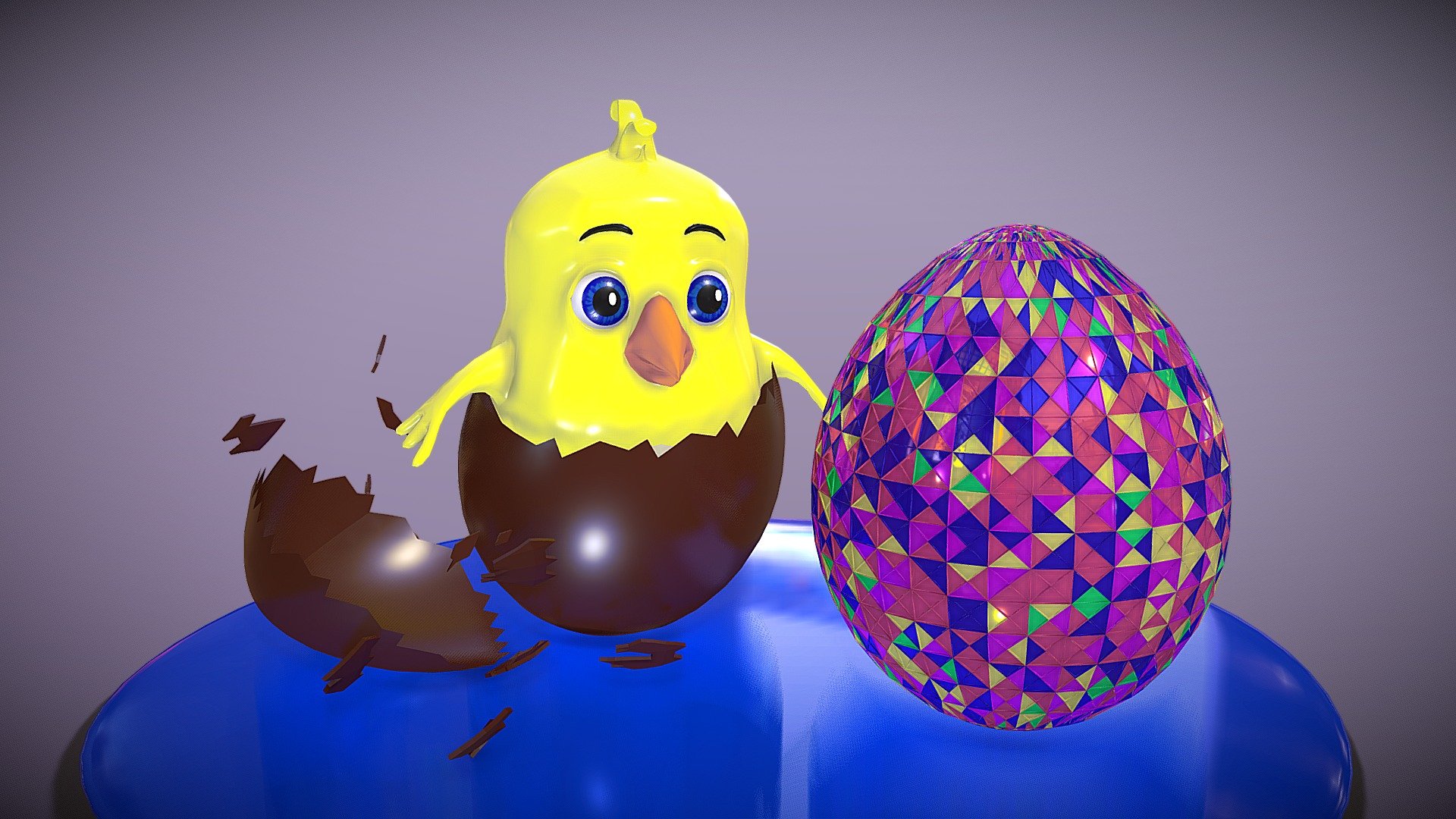 Uova di cioccolato+pulcino