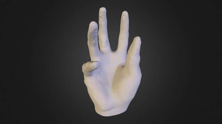 iPhone Hand by Tweetonig 3D Model