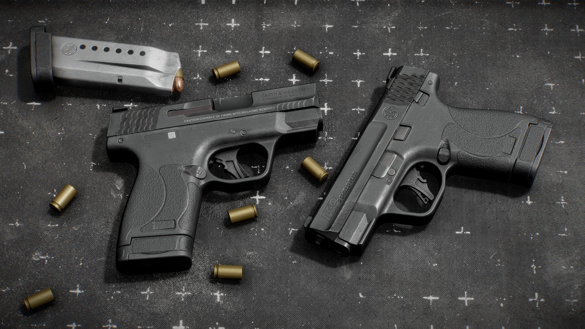 S&W Shield Plus - Download Free 3D model by suspensy [6363a36] - Sketchfab