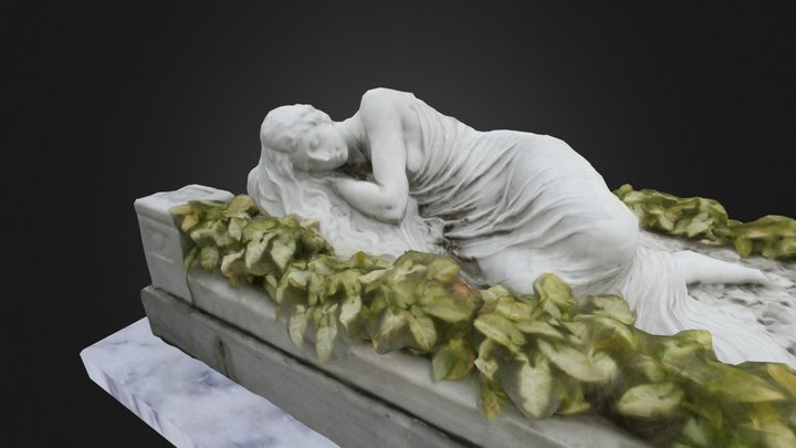 Tomb of Ángela de Molestina (Circa 1920) 3D Model