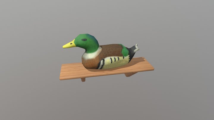 Shelf Duck 3D Model