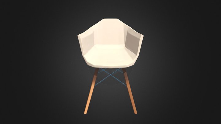 Cadeira Oslo – Toque Geométrico 3D Model