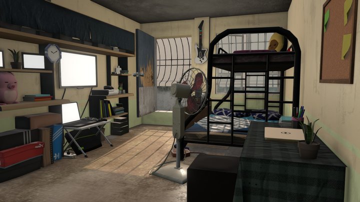 The Second Room [Low-Poly] 3D Model