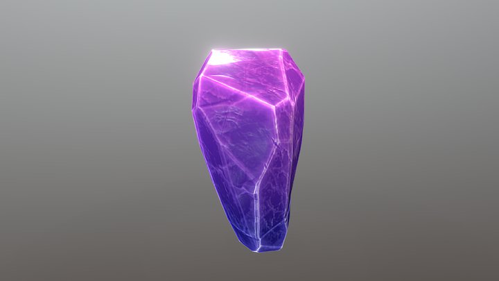 Stylized Crystal 3D Model