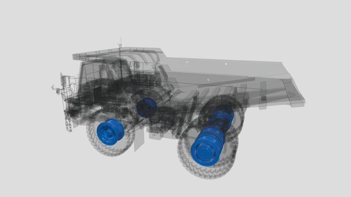 Bearing of Dumper model 3D Model