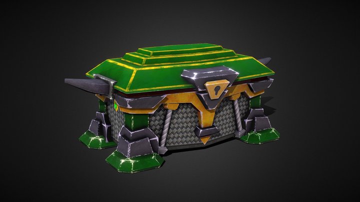 DAE Warchest Dwarves 3D Model