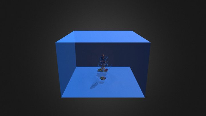 Diving Girl 3D Model
