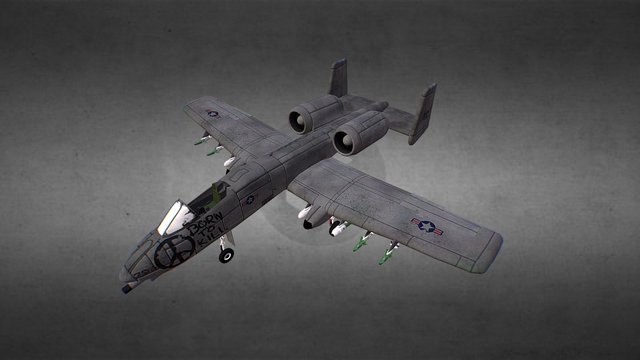 A-10 Thunderbolt 3D Model