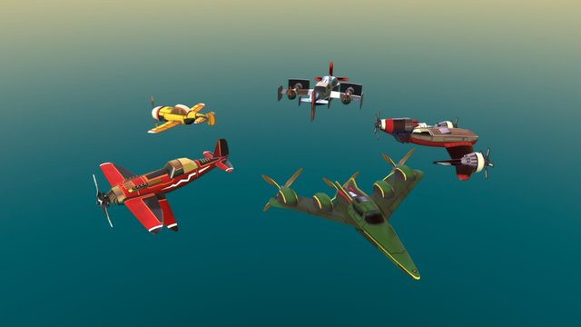 Airheart: Airplanes 3D Model