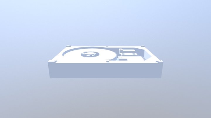 Hardrive Model 3D Model