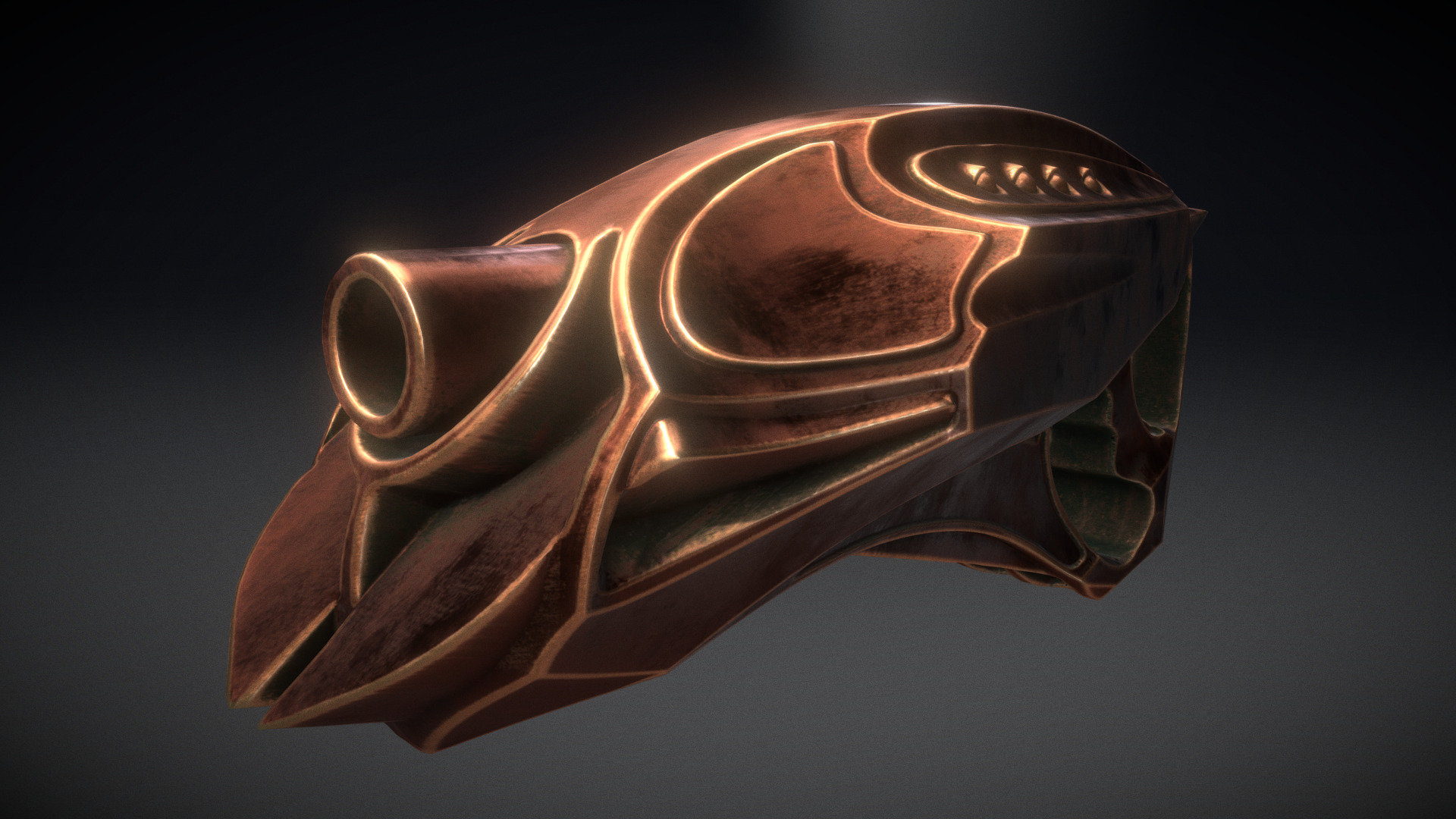 Futuristic Handgun Another Texture Test