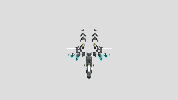 【CO-07・JS-unit】option parts. 3D Model