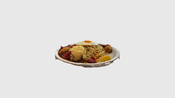 Ankake Spaghetti 3D Model