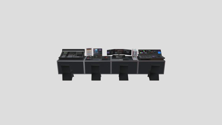 FOH SET MIXER WSDESIGN – Free 3D Model STL