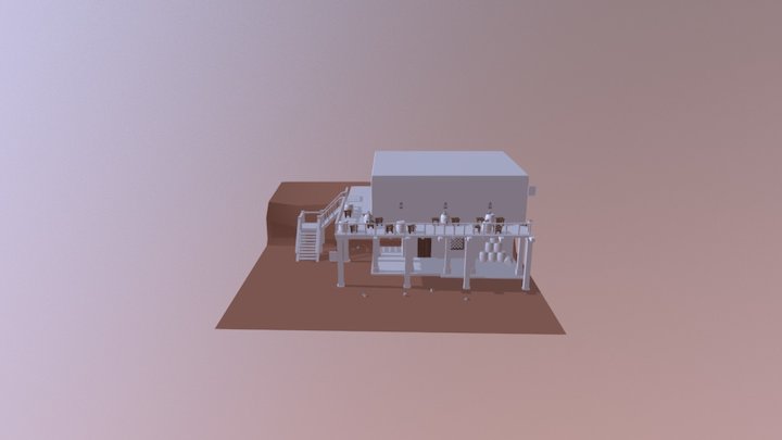 Tortuga Pub Exterior 3D Model