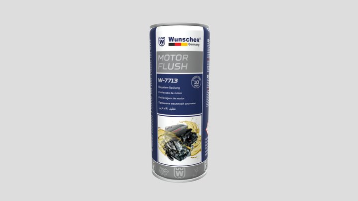 W7713 Motor Flush 10min 3D Model