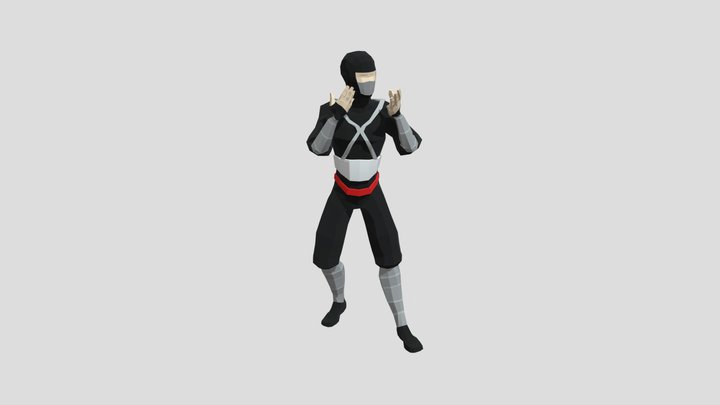 Ninja Animation 3D Model