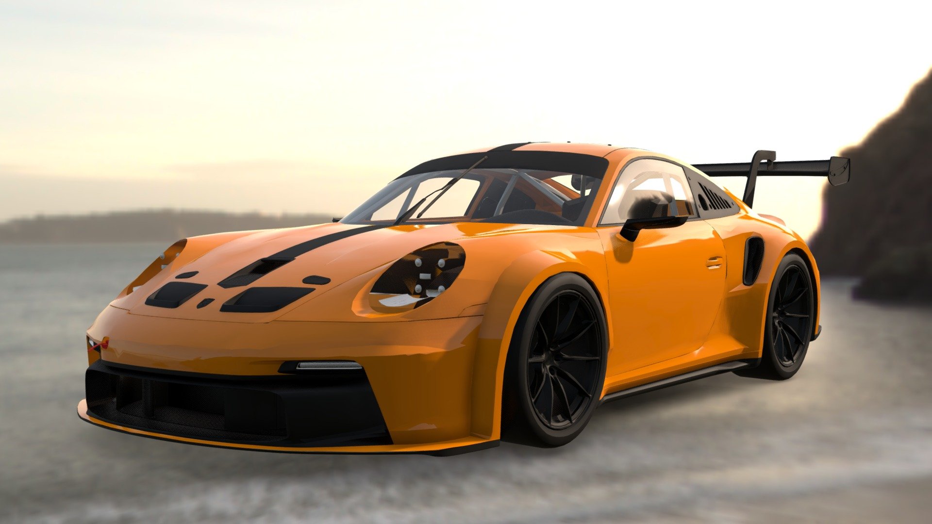 2022 Porche 911 GT3 RSR - Download Free 3D model by No Limits ...