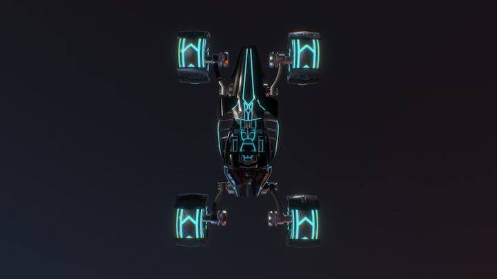 Tron Racer 3D Model