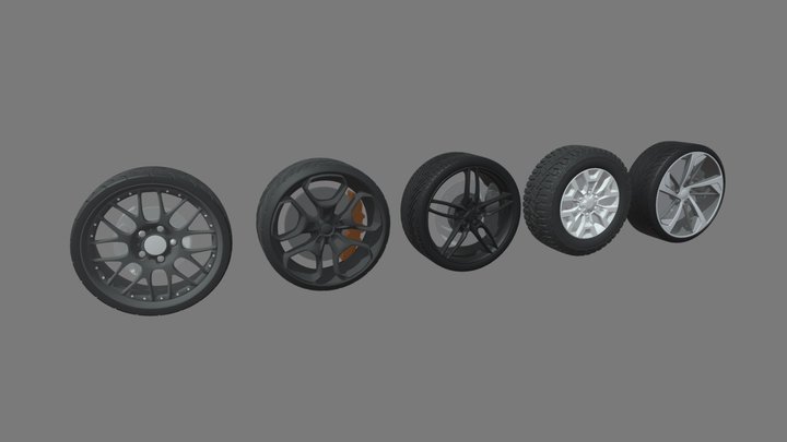 Rim Pack 01 3D Model