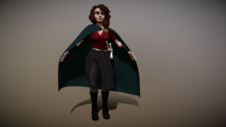 Renfri from The Witcher 3D Model
