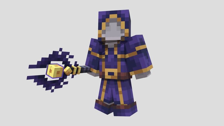 [ Mage ] | Equipment Set 3D Model