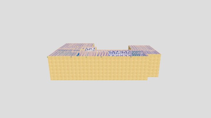 P13348A Posi Joist Flat Roof 3D Model