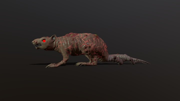 Rat Enemy 3D Model