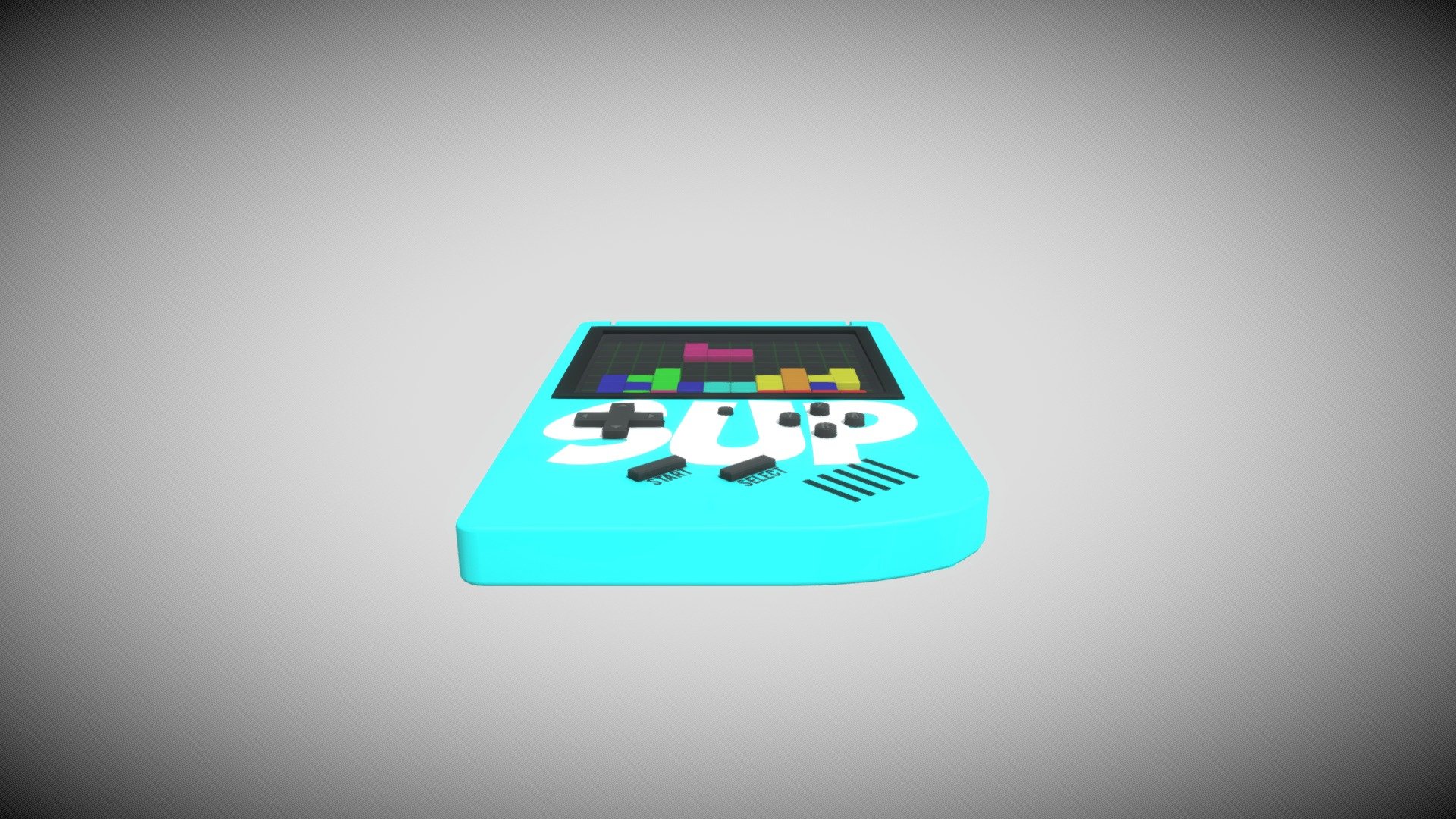 Modelagem SUP Gameboy - Autodesk Maya