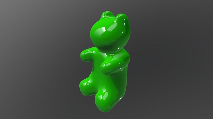 3December day 18: candy 3D Model