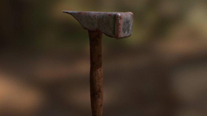 Old Hammer 3D Model