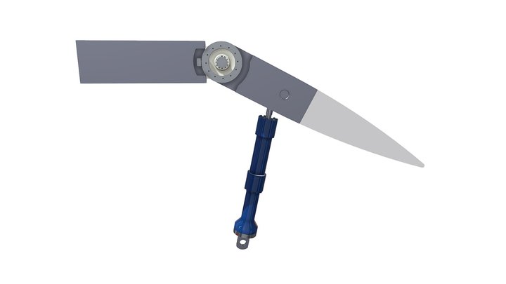 Rotary Geared Actuator 3D Model