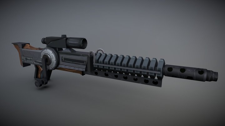 Gauss Rifle - New Vegas 3D Model