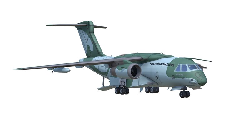 Embraer C-390 Millennium FAB 3D Model