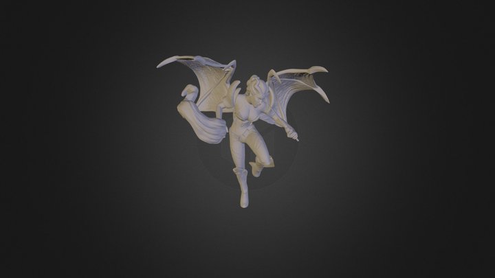Dota 2 Queen Of Pain 3D Model