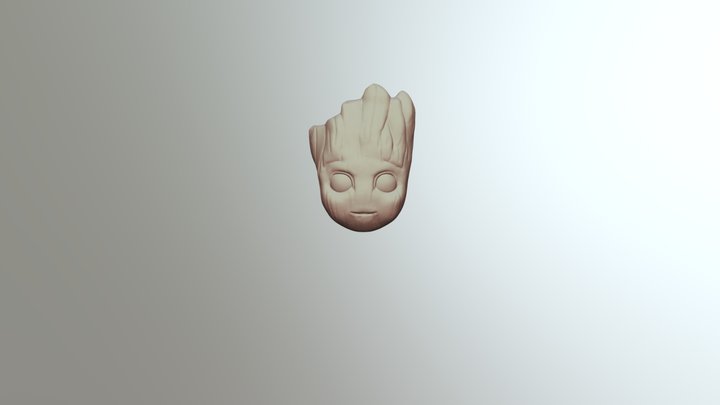 Groot-face 3D Model