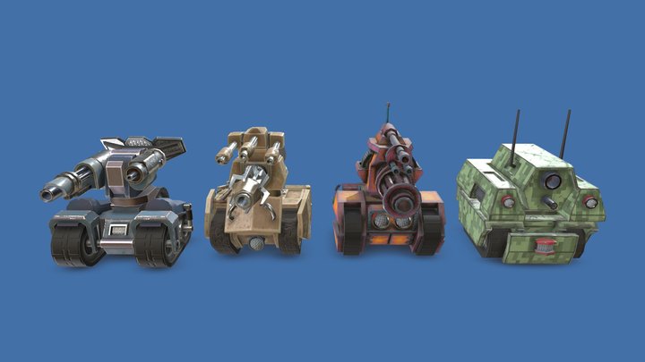 DroneEncounter - Tanks 3D Model