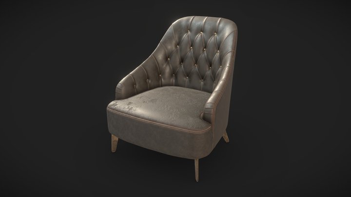 Chair - Texture Baking 3D Model