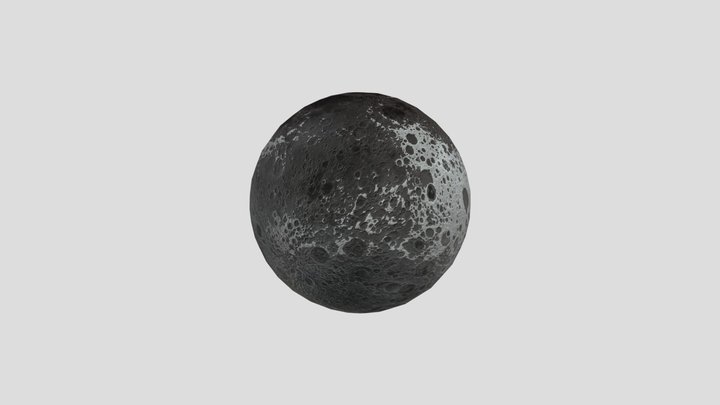 The Moon 3D Model