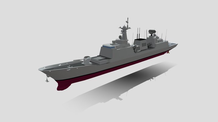 Yi Sun-shin class destroyer 3D Model