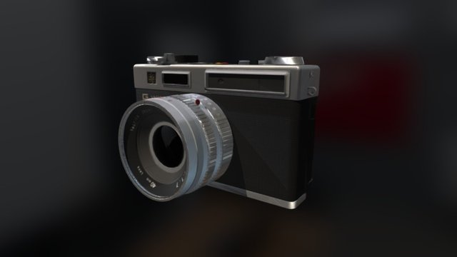 Yashica Electro 35 Camera 3D Model