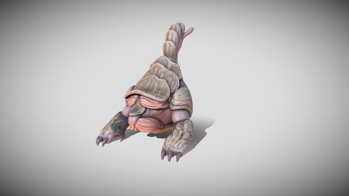 Mole Creature 3D Model