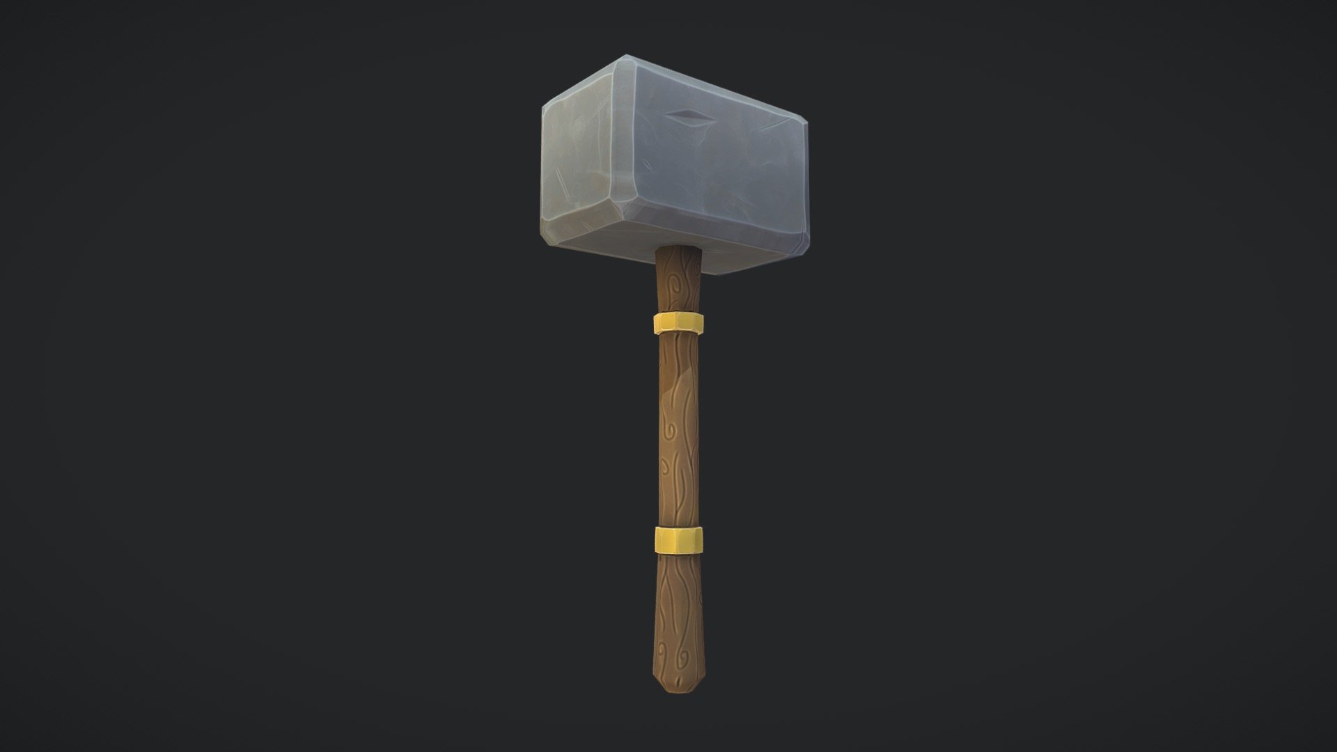 Stylized Hammer - Download Free 3D model by Eri_Sokolovska [637a10c ...