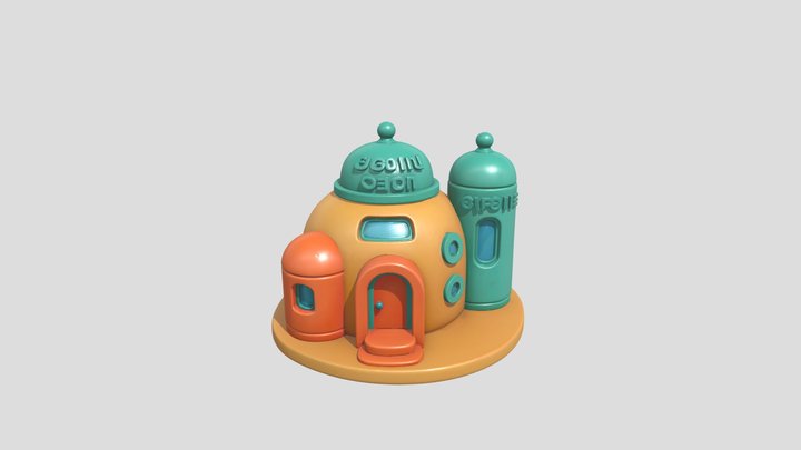 Low Poly Cool House Pack